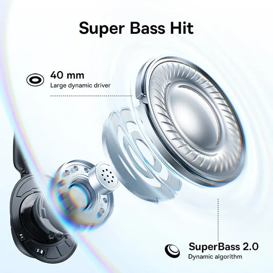Baseus BH1 Kabellose Kopfhörer – ANC 95%, 80h Akku, Bluetooth 6.0