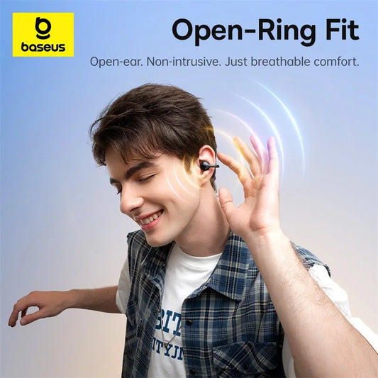 Baseus BC1 – Kabellose Open-Ear Ohrclip-Kopfhörer mit Bluetooth 6.0