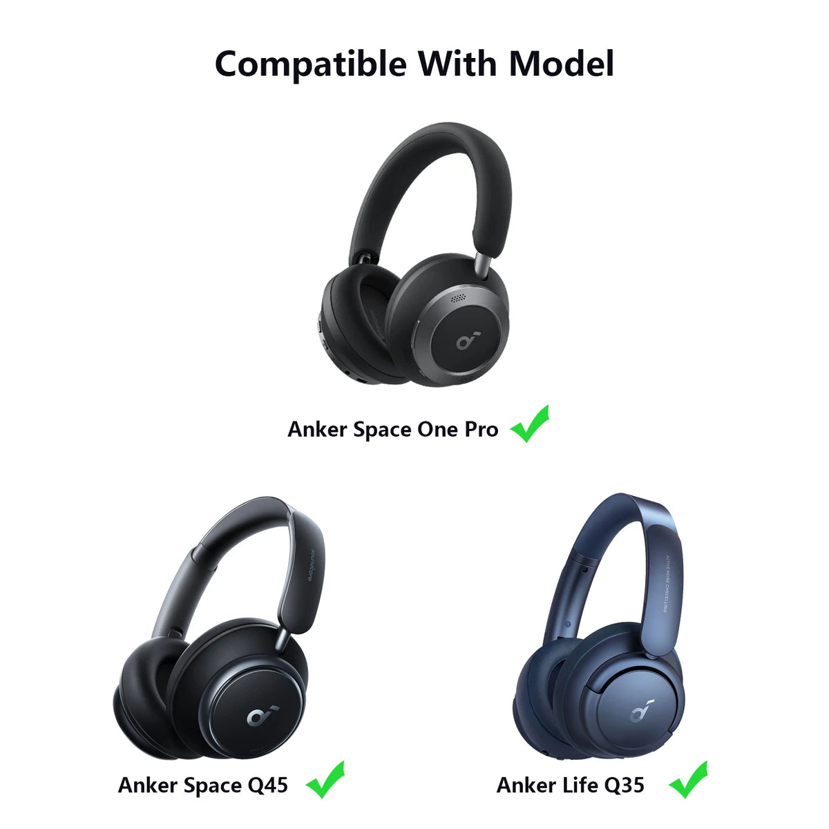 LTGEM Schutzhülle für Anker Soundcore Q45, Space One Pro & Life Q35