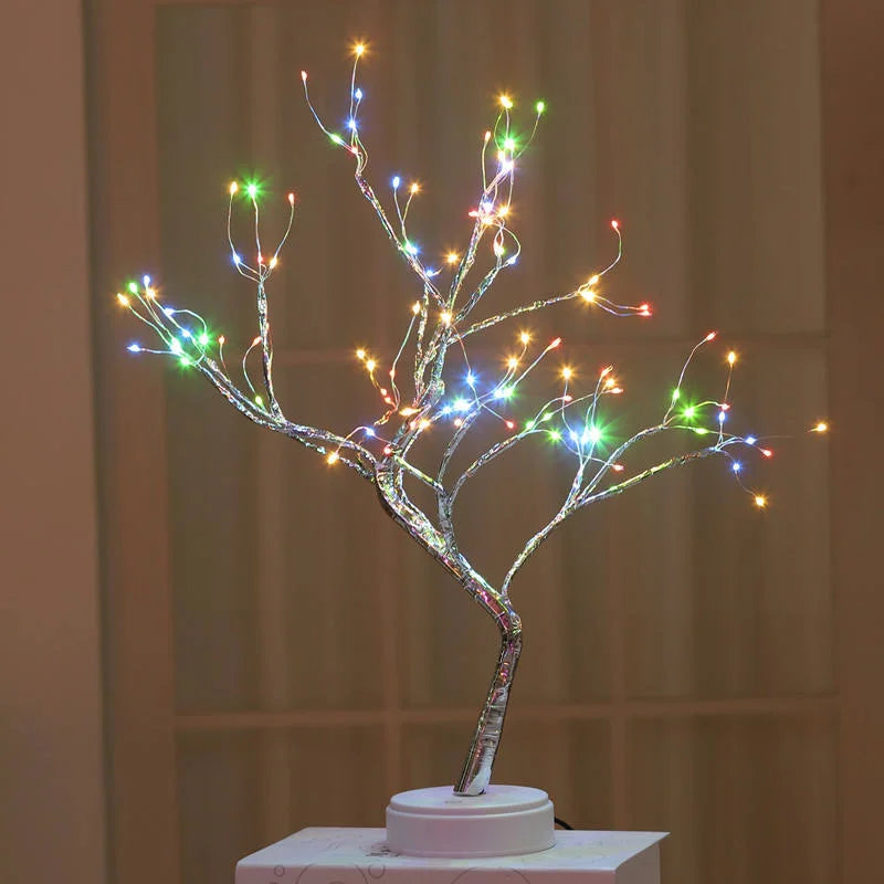 RGB LED Lichterbaum mit Fernbedienung – Kupferdraht Lichterkette für Weihnachten & Party