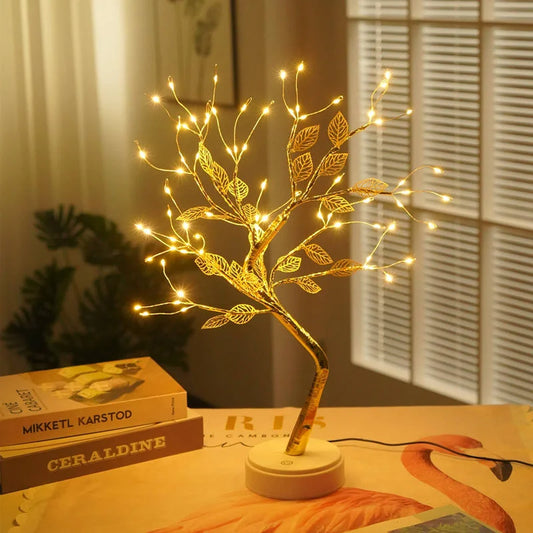 RGB LED Lichterbaum mit Fernbedienung – Kupferdraht Lichterkette für Weihnachten & Party