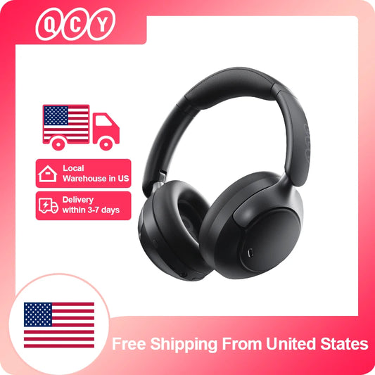 QCY H3 Pro ANC Kopfhörer – 50dB Geräuschunterdrückung, LDAC, Bluetooth 5.4 | 55h Akku