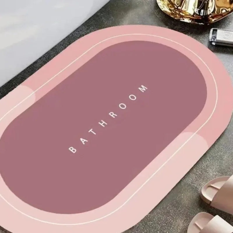 Bath Mat Absorbent – Quick Drying, Non-Slip | Coral Velvet | 3 Colors, 40×60cm