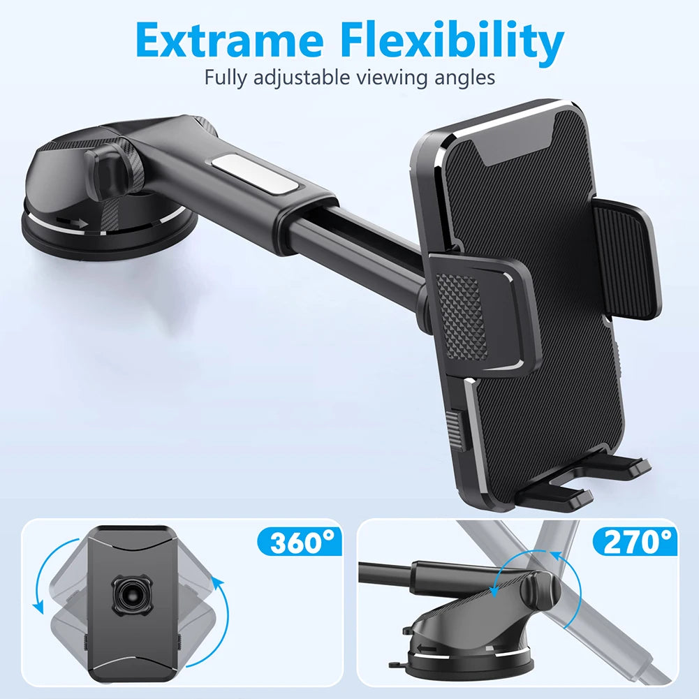 Gravity Sucker Autotelefonhalter 360° – Saugnapf, Armaturenbrett & Windschutzscheibe