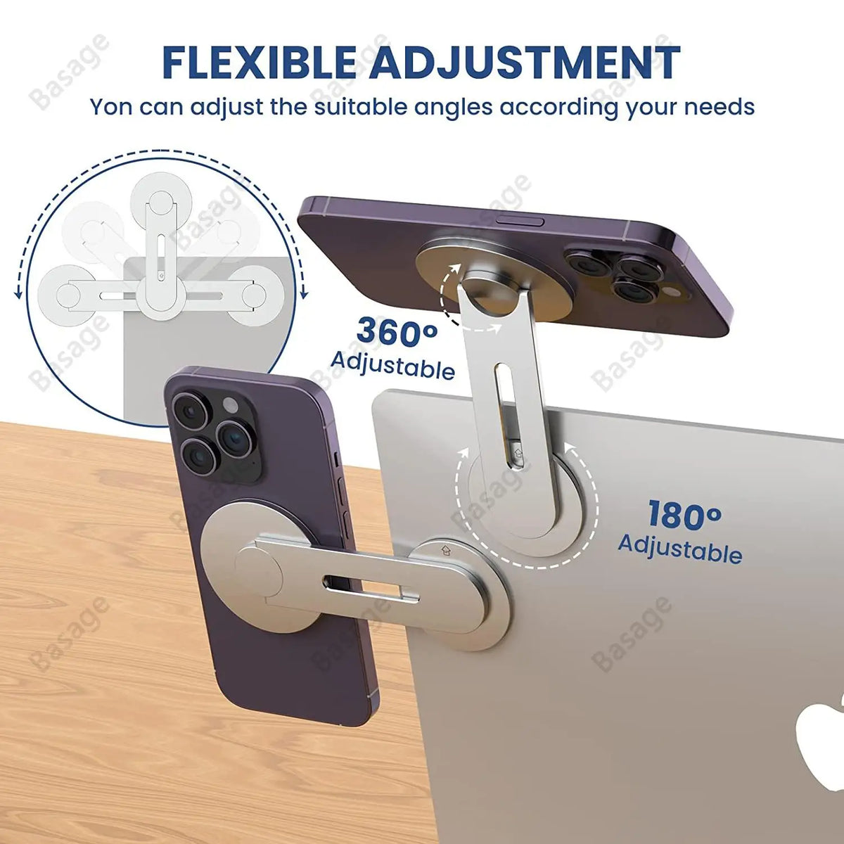 Kontinuität Flip iPhone Laptop-Halterung – Magnetisch, schwenkbar 180°