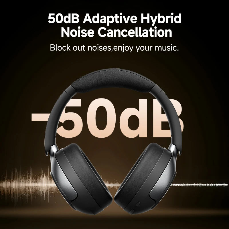 QCY H3 Pro ANC Kopfhörer – 50dB Geräuschunterdrückung, LDAC, Bluetooth 5.4 | 55h Akku