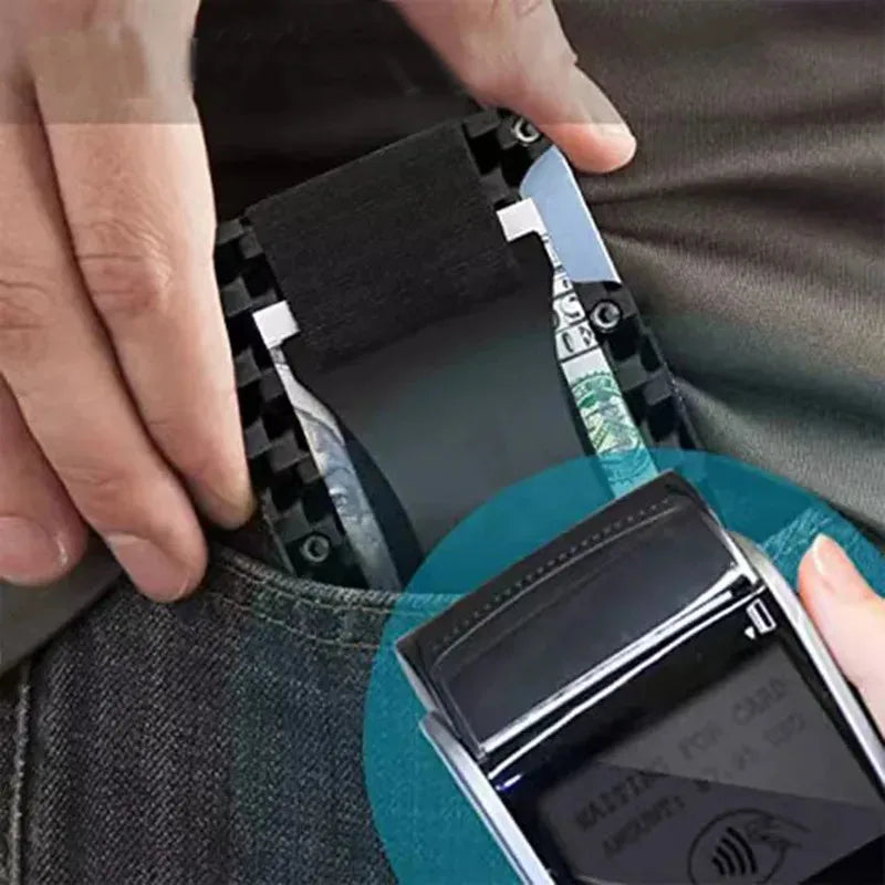 Kohlefaser Kartenhalter RFID – Ultradünn, Anti-Diebstahl | Minimalistisch für Herren