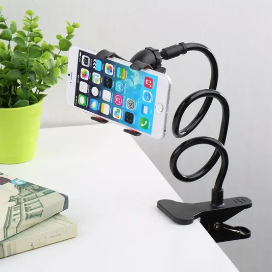Handy Halter 70cm Flexibler Arm – 360° Clip, für Bett, Schreibtisch & Sofa | 7 Farben