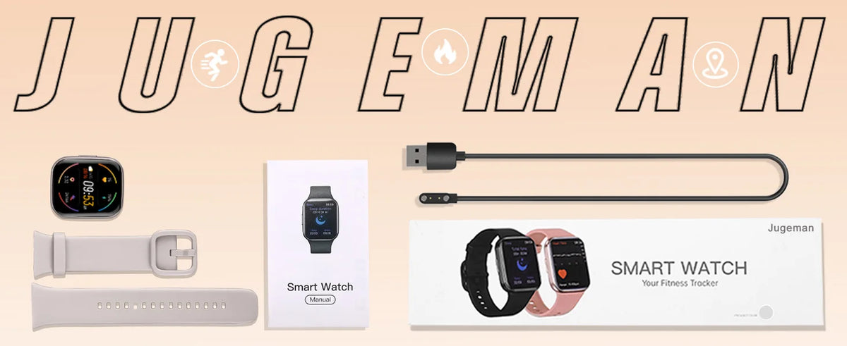 Smartwatch Fitness Tracker für Damen & Herren – 1,69" Touch Display, Schrittzähler & Schlafmonitor