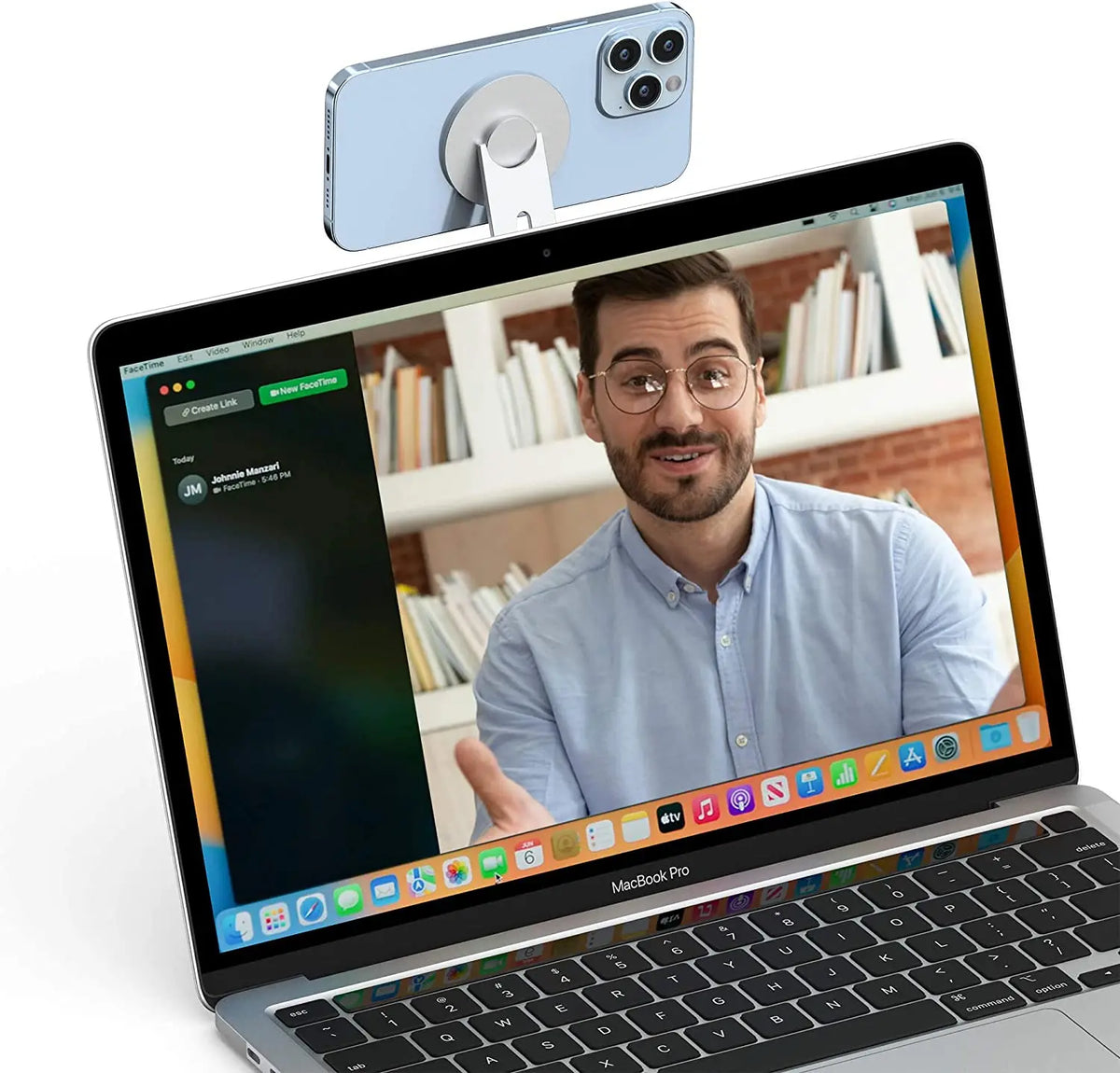 Kontinuität Flip iPhone Laptop-Halterung – Magnetisch, schwenkbar 180°