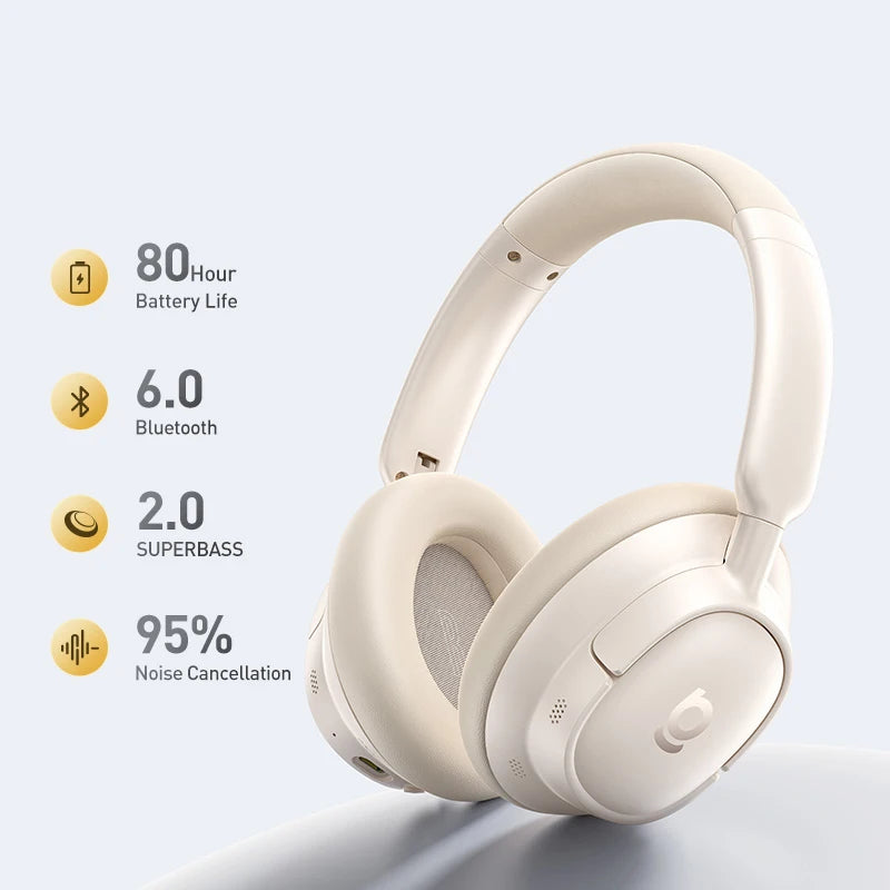 Baseus BH1 Kabellose Kopfhörer – ANC 95%, 80h Akku, Bluetooth 6.0