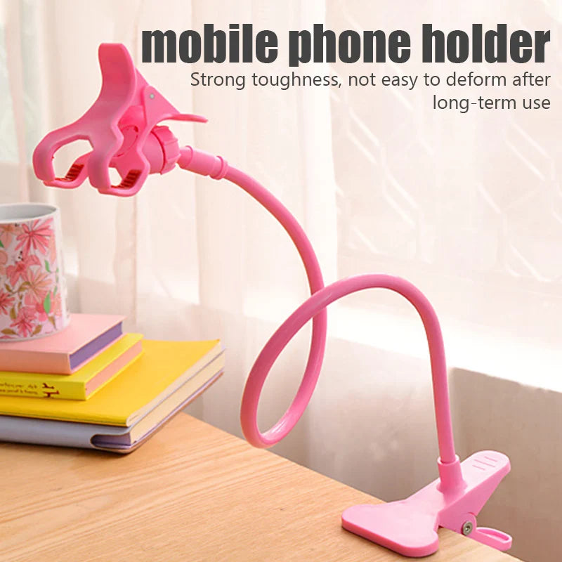 Flexibler Handyhalter Universal – Einstellbarer Clip für Bett, Schreibtisch & Kopfstütze | 3 Farben