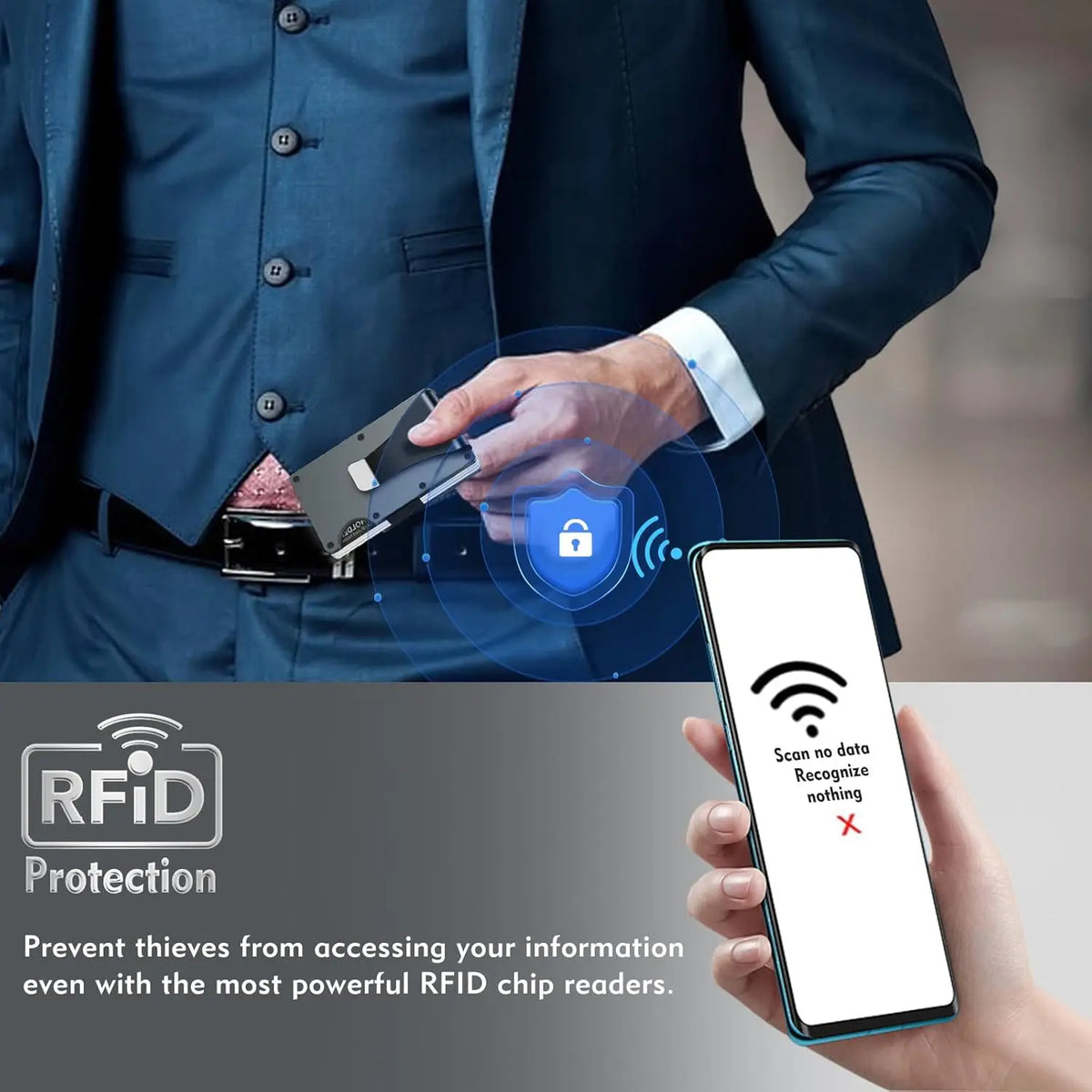 RFID Geldbörse Slim – Minimalistisch, Kratzfest | Damen & Herren | 4 Farben